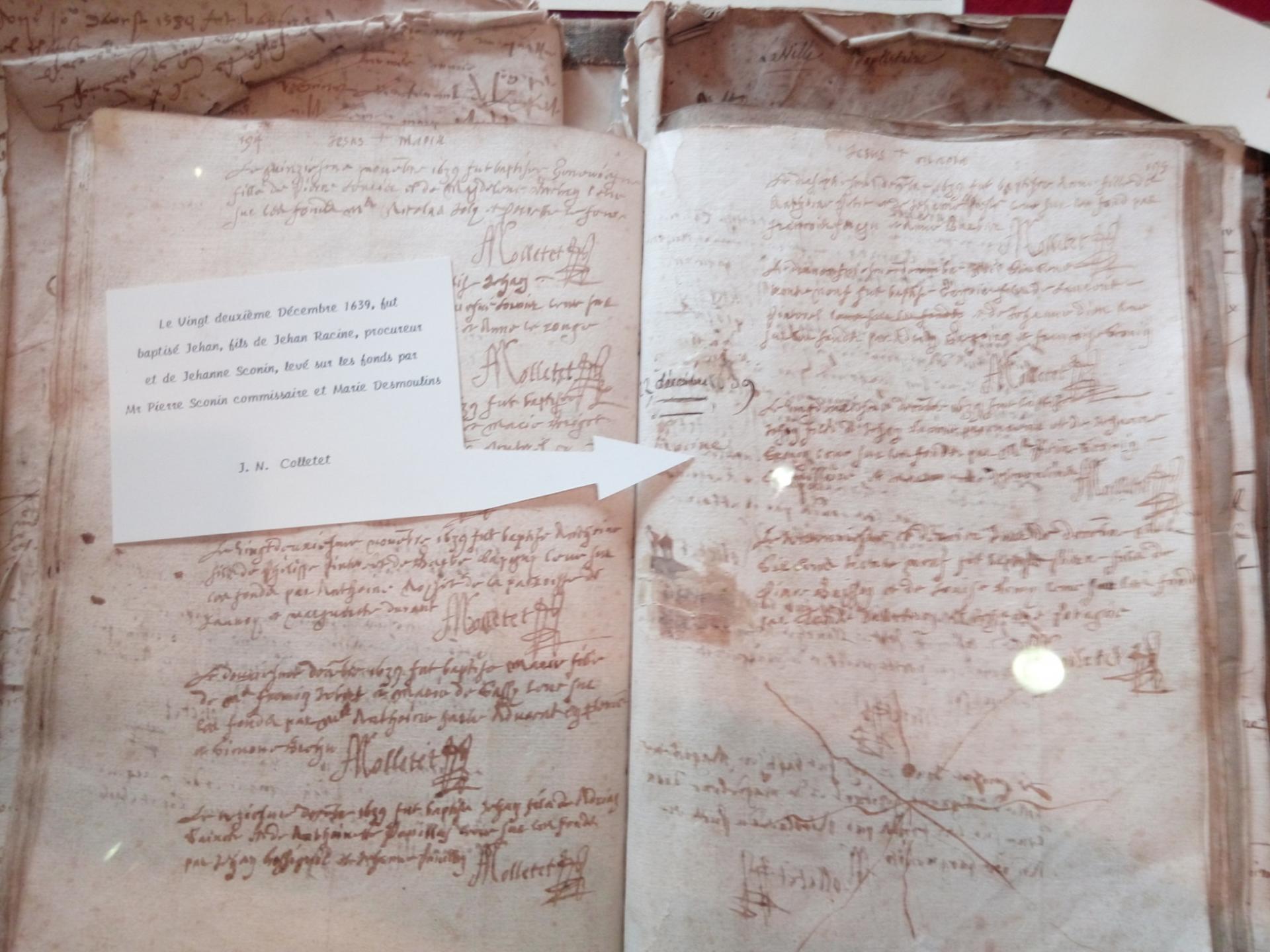 acte de baptême
