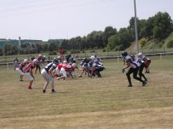 Foot americain une phase de jeu