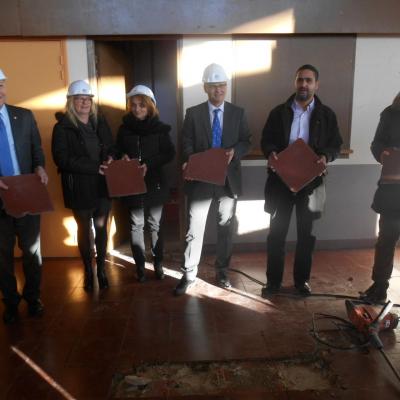 Le debut des travaux