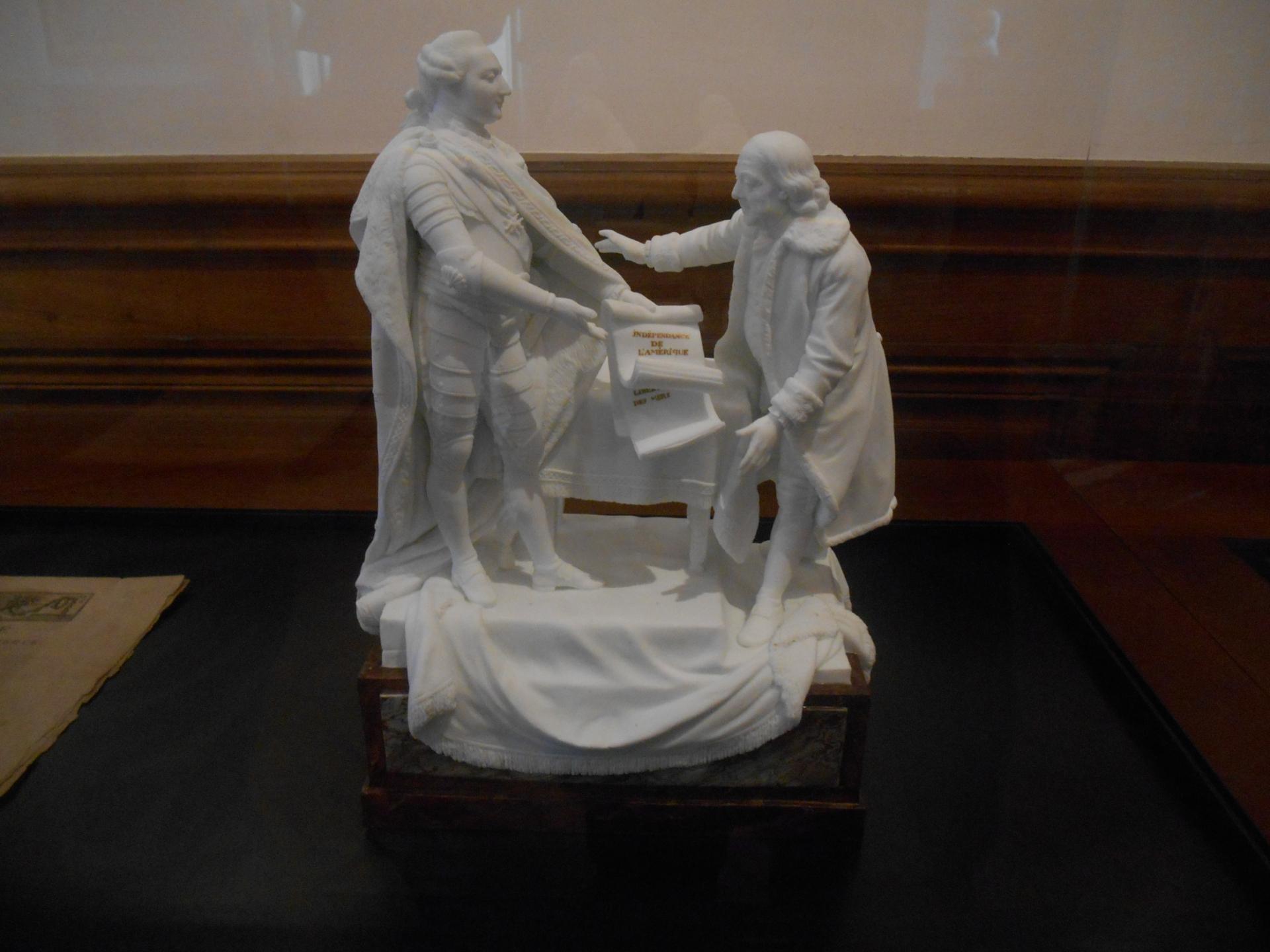 Louis XVI et Franklin